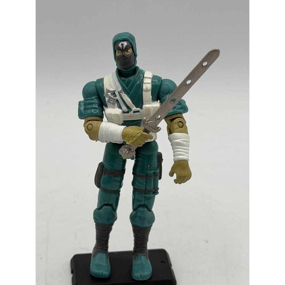 GI Joe Cobra Ninja Trooper V1 2004 Valor vs Venom 3.75 Loose Action Figure 3.75"